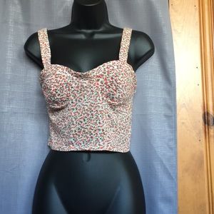 Floral crop top